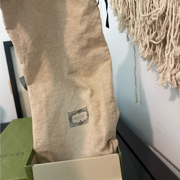 Gucci  Deep Orange G Interlocking Cut Out Espadrille Sandals -Box & Dust Bag 37 - Picture 9 of 10